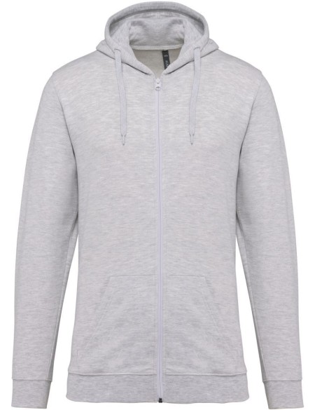 Dámská mikina s kapucí - Ash heather XXL