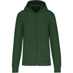 Pánská ekologicky šetrná mikina s kapucí - Forest green L