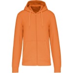 Pánská ekologicky šetrná mikina s kapucí - Light orange 3XL