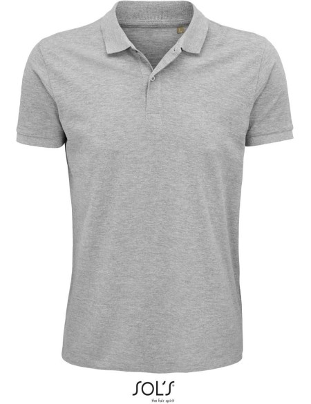 Dámské piqué polo Planet Women - Grey melange XS