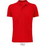 Dámské piqué polo Planet Women - Red 3XL